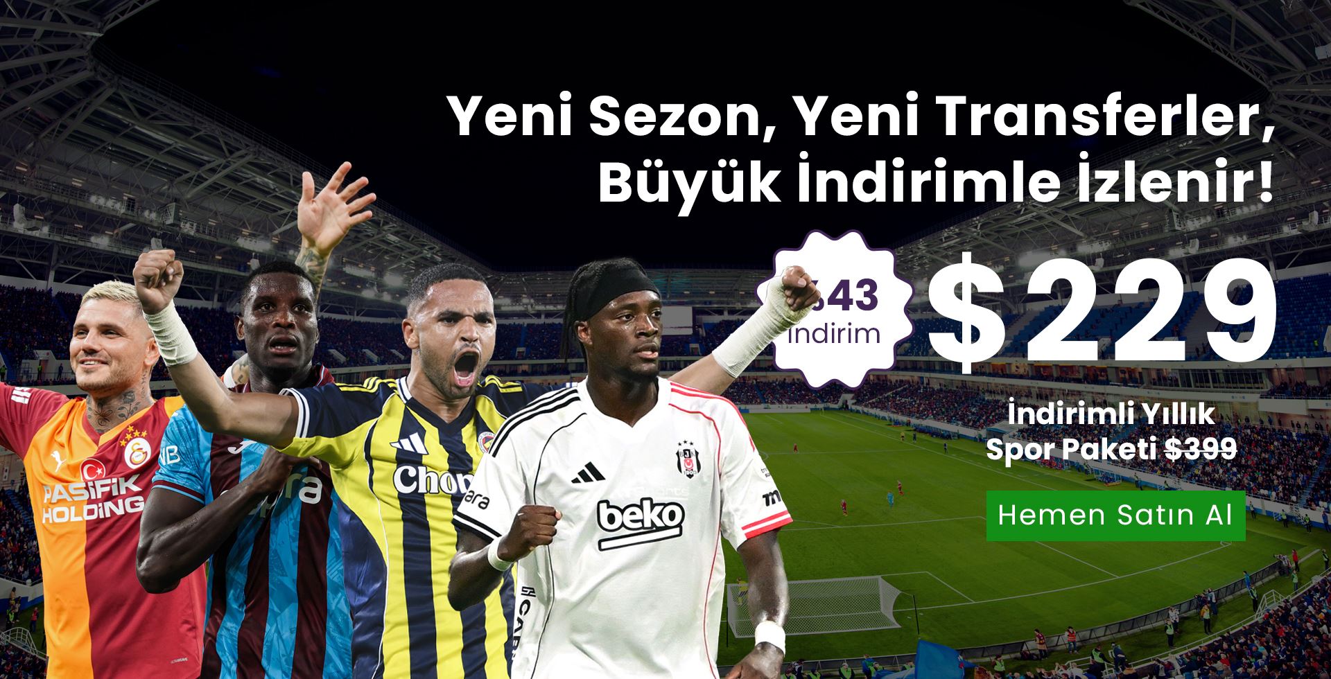 Büyük İndirim Büyük Heyecan Seni Bekliyor USD
