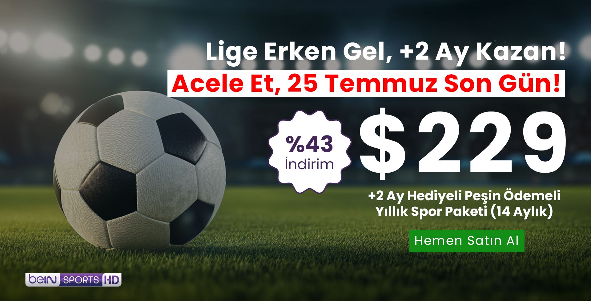 Lige Erken Gel, +2 Ay Kazan! Ama Acele Et USDv2