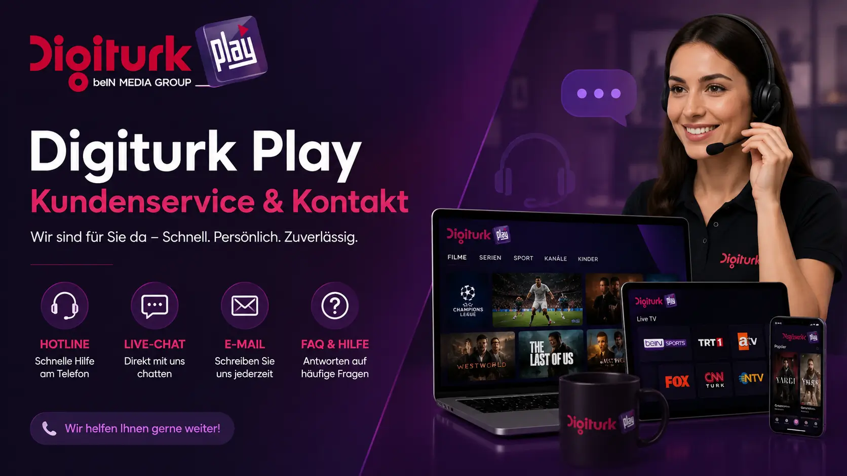 Digiturk Play Kundenservice & Kontakt